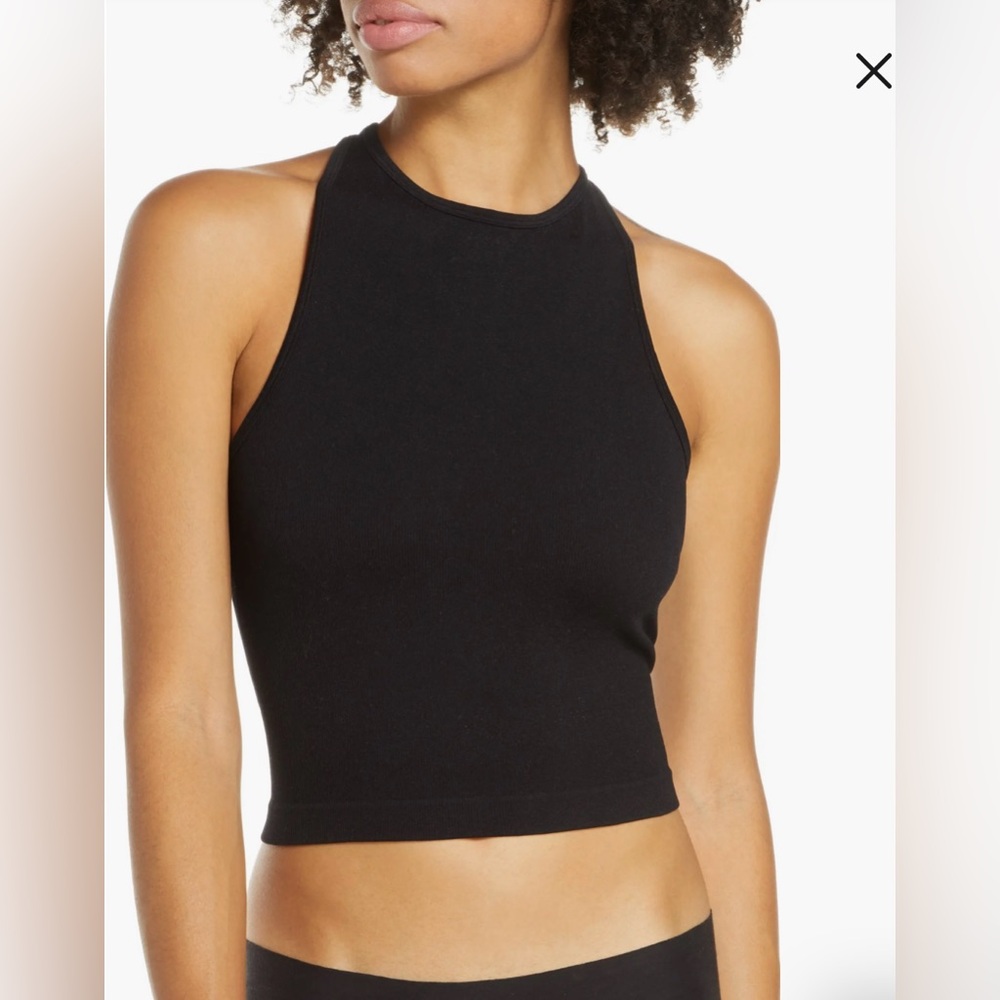 Free People Hayley Racerback Brami Tank Black XS/S EUC